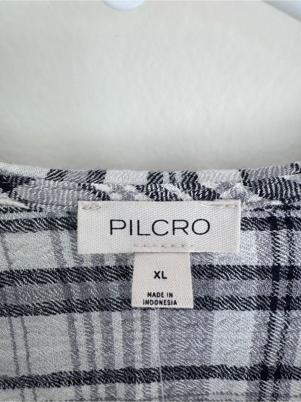 Anthropologie Pilcro Keira Collared Button-Front Blouse Plaid size XL NWT NEW - Picture 3 of 9